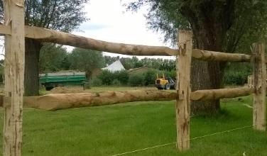 Post & Rail omheining in Robinia of acacia hout